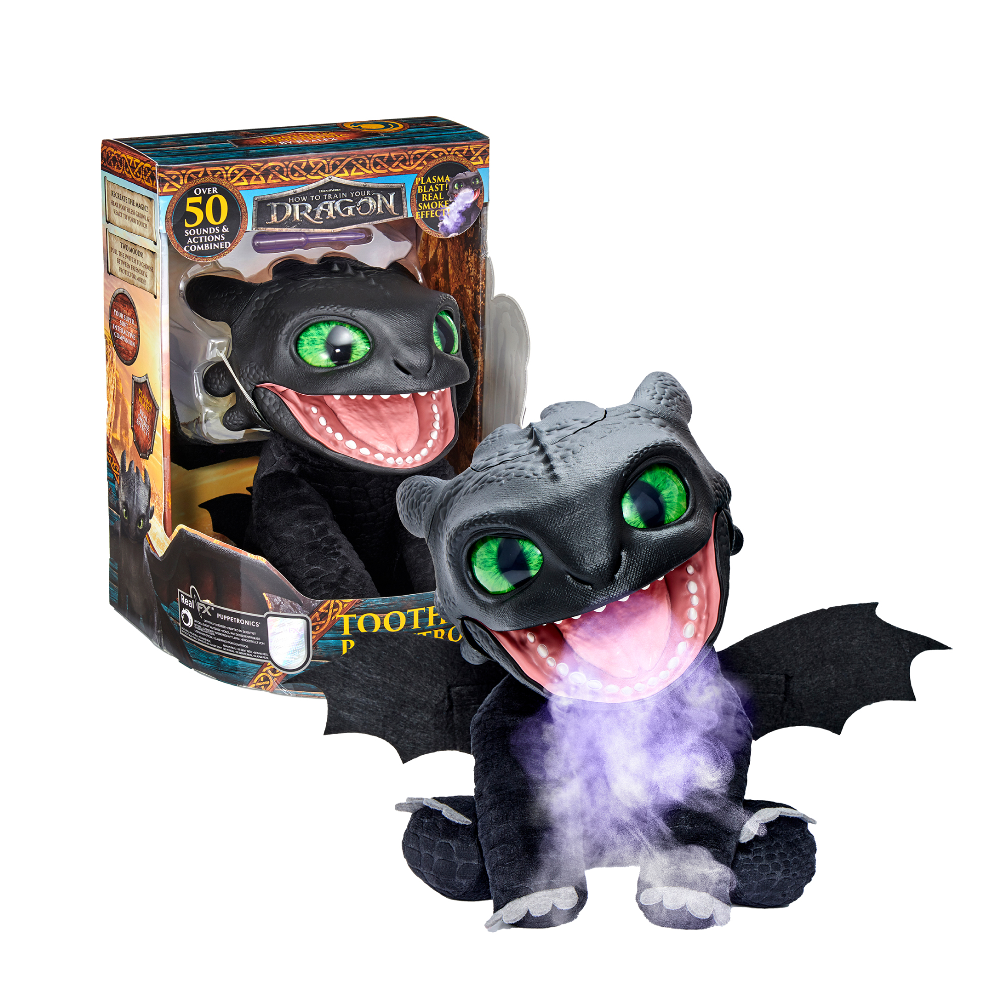 PELUCHE ANIMATRONICO TOOTHLESS COMO ENTRENAR A TU DRAGON RE000000