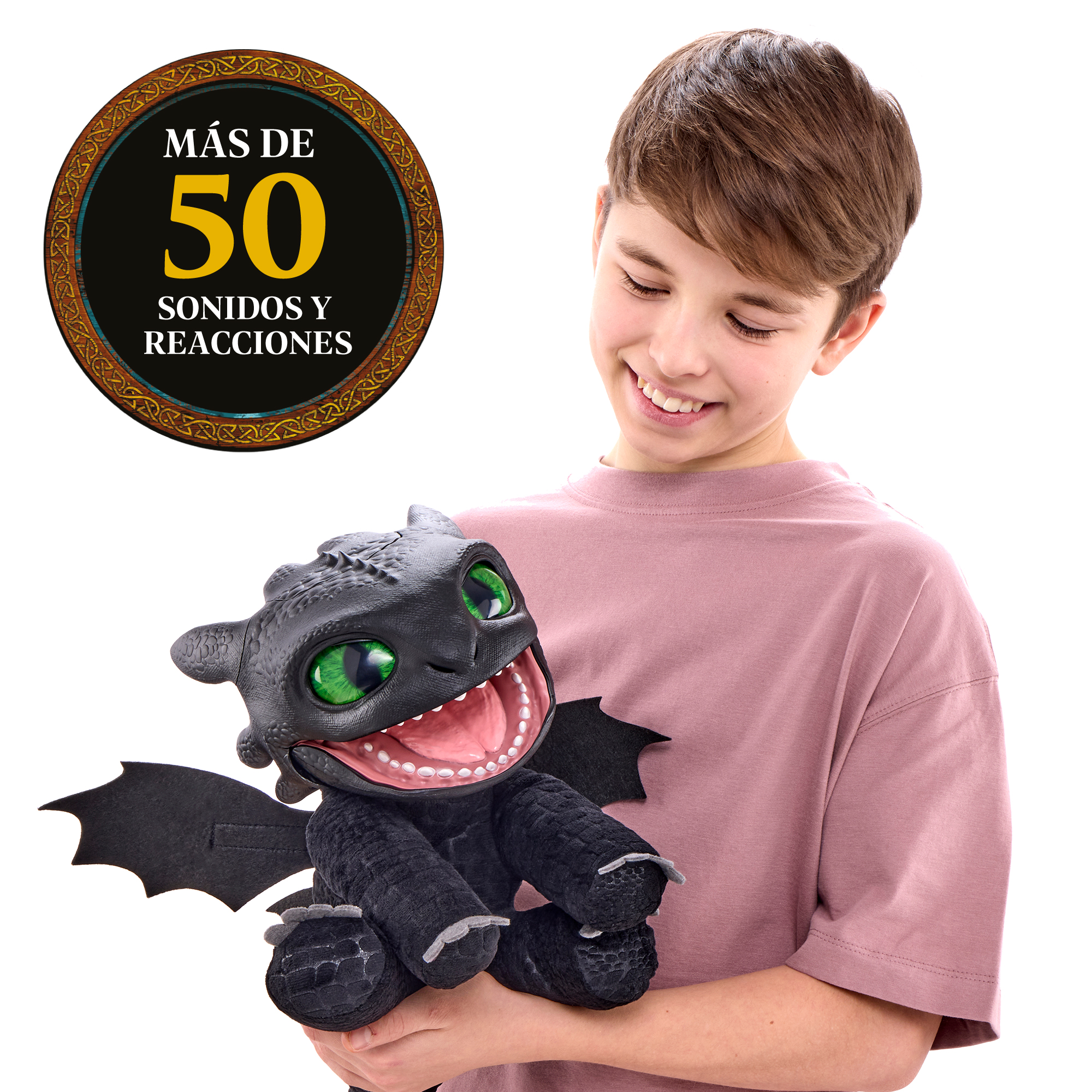 PELUCHE ANIMATRONICO TOOTHLESS COMO ENTRENAR A TU DRAGON RE000000
