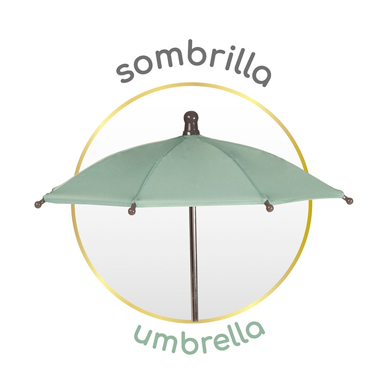 COCHE MUÑECA PLEGABLE CON SOMBRILLA 85073