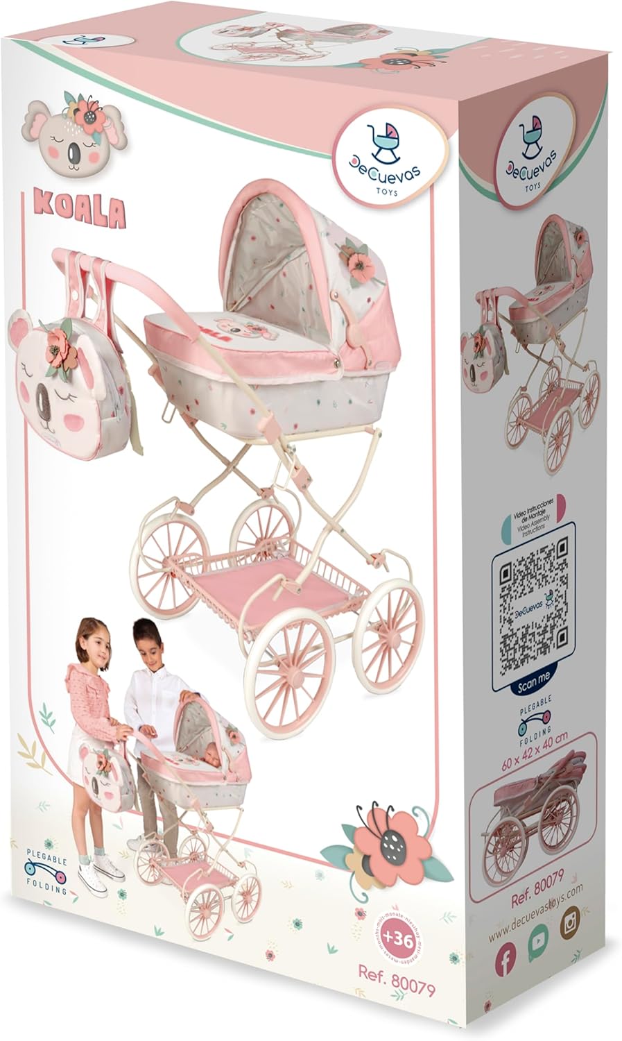 COCHE DE MUÑECA PLEGABLE 80079