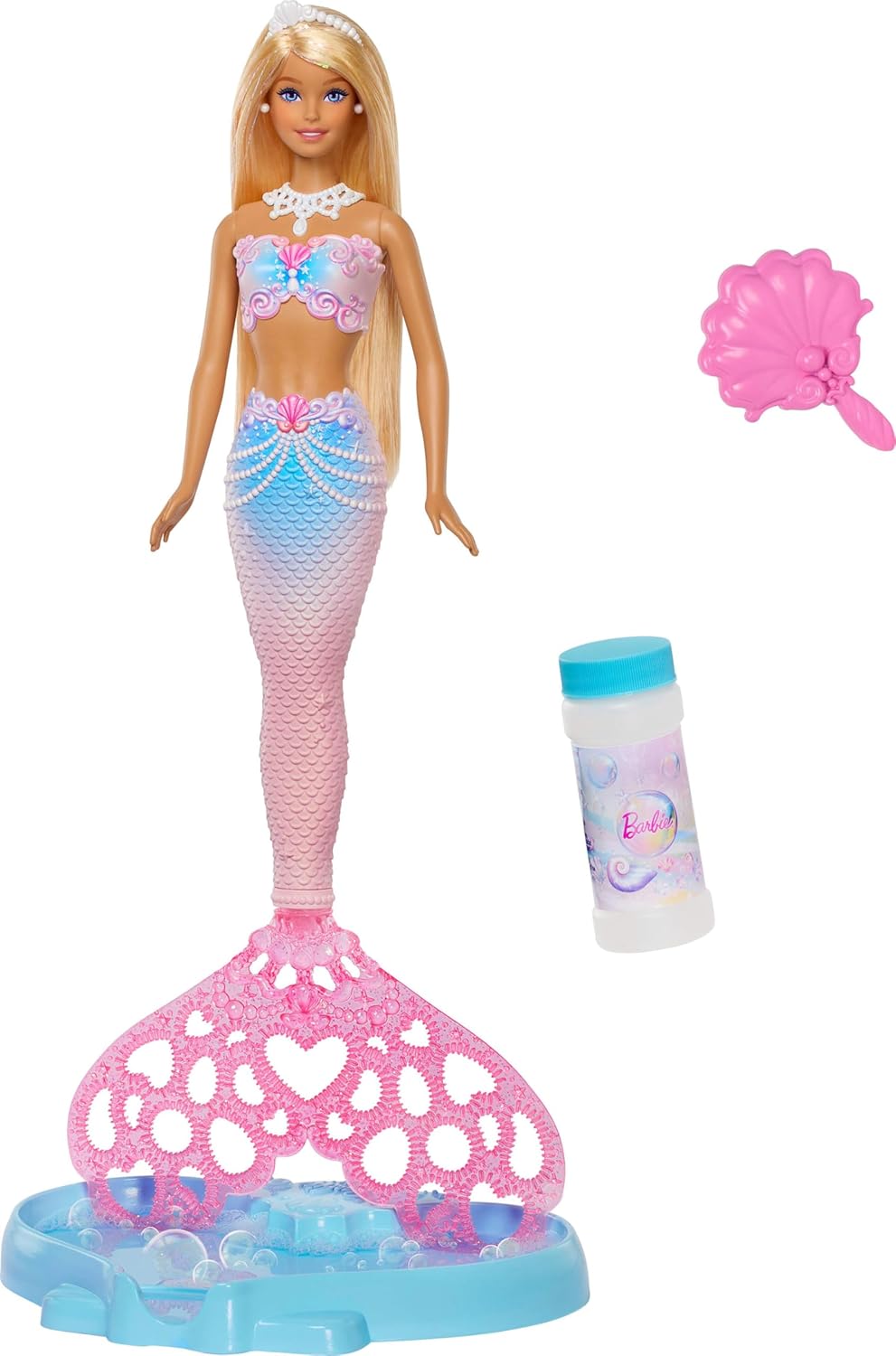 BARBIE BUBBLE SPARKLE MEMAID CON BURBUJAS JLW56