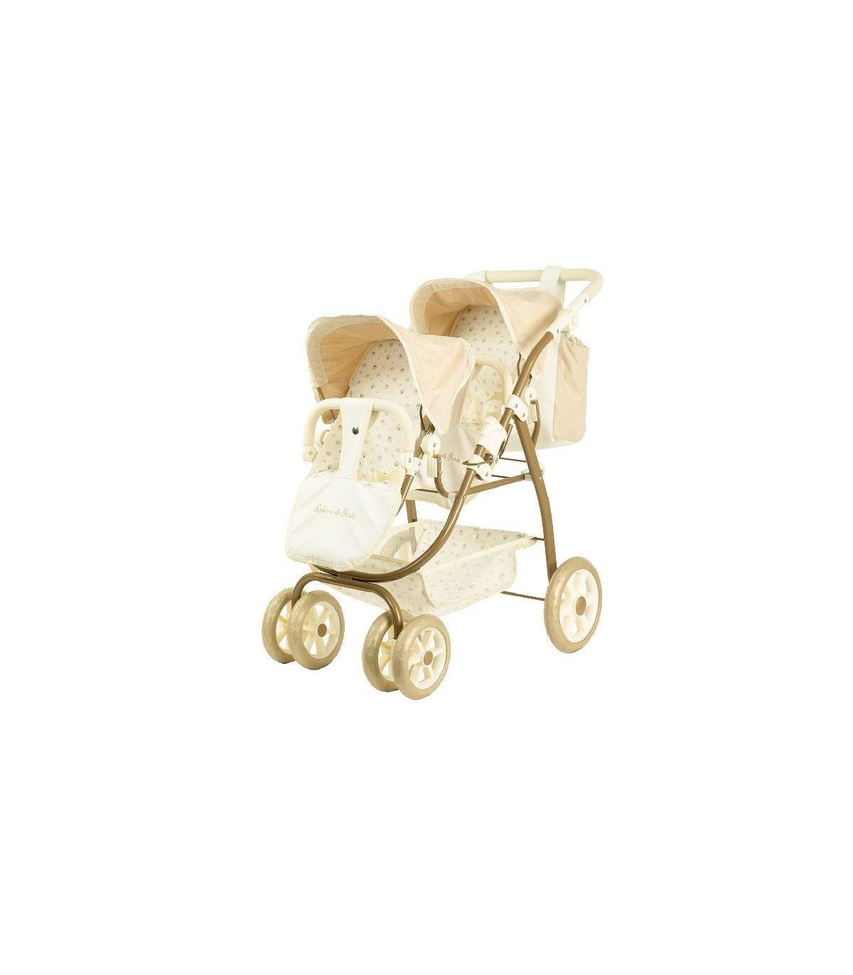 COCHE GEMELAR REBORN DE PARIS C/BOLSO 40944