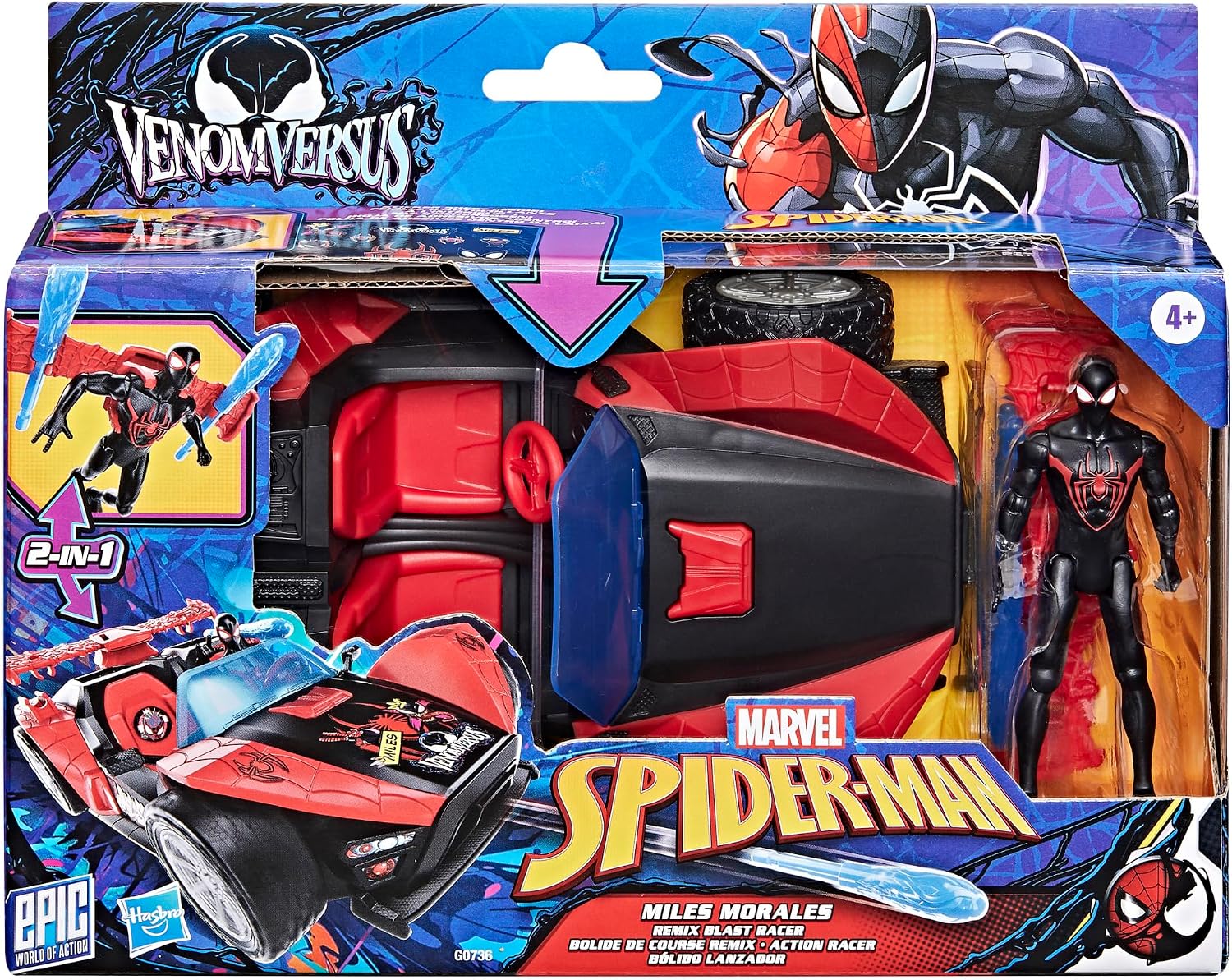 VENOMVERSUS MILES REMIX BLAST RACER G0736
