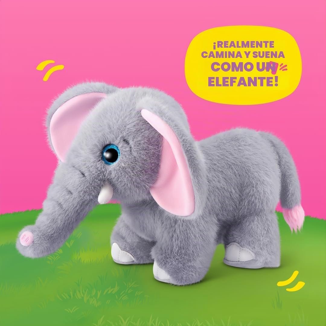 MAMA ELEFANTE Y SUS BEBES PETS ALIVE 339-9570