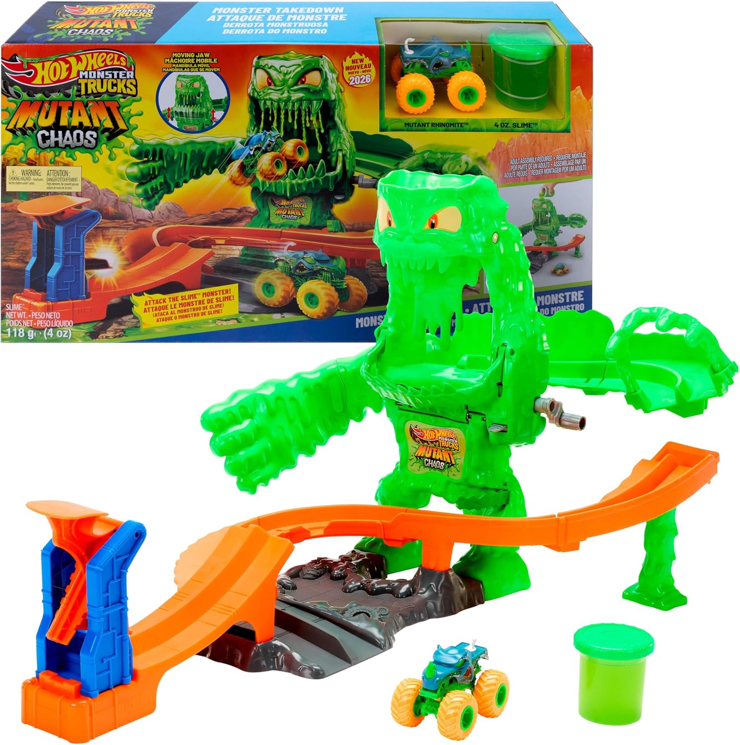 MONSTER TRUCKS PISTA MONSTRUO MUTANTE JMK90