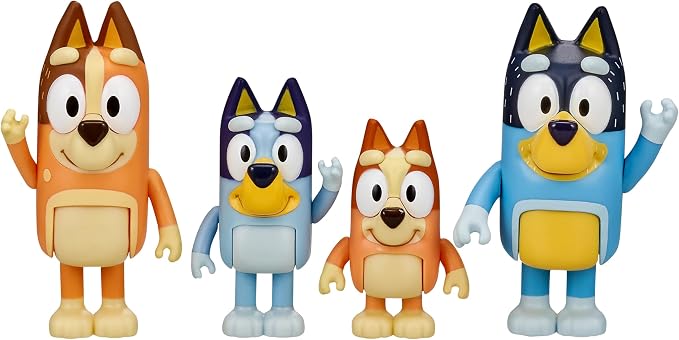 PACK 4 FIGURAS FAMILIA BLUEY 13009