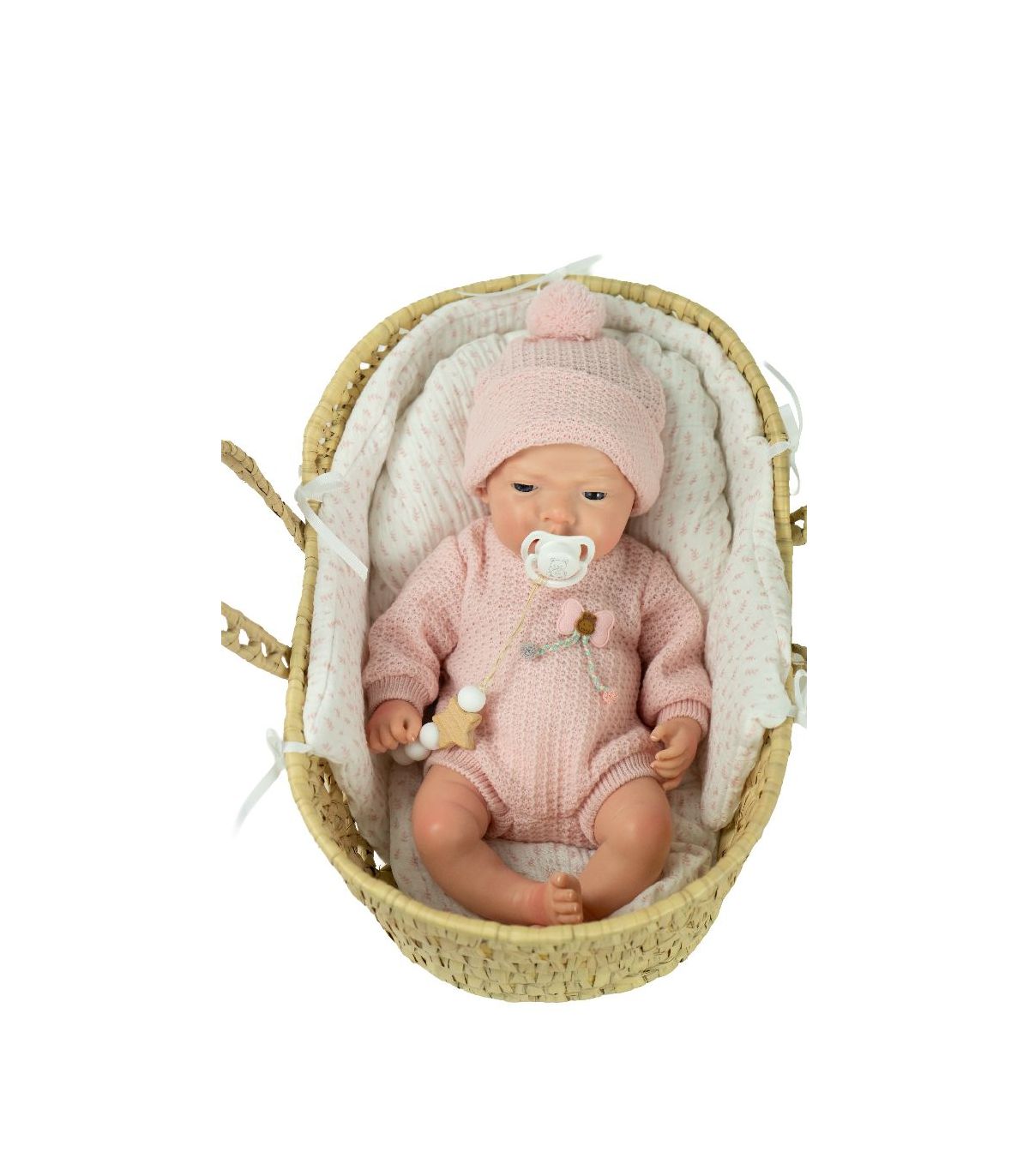 REBORN ARIAS AINA 40CM CON CAPAZAO MIMBRE 98230