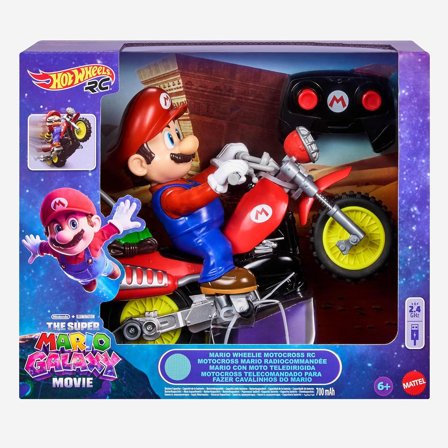HOT WHEELS MOTOCICLETA R/C. MARIO JML15 
