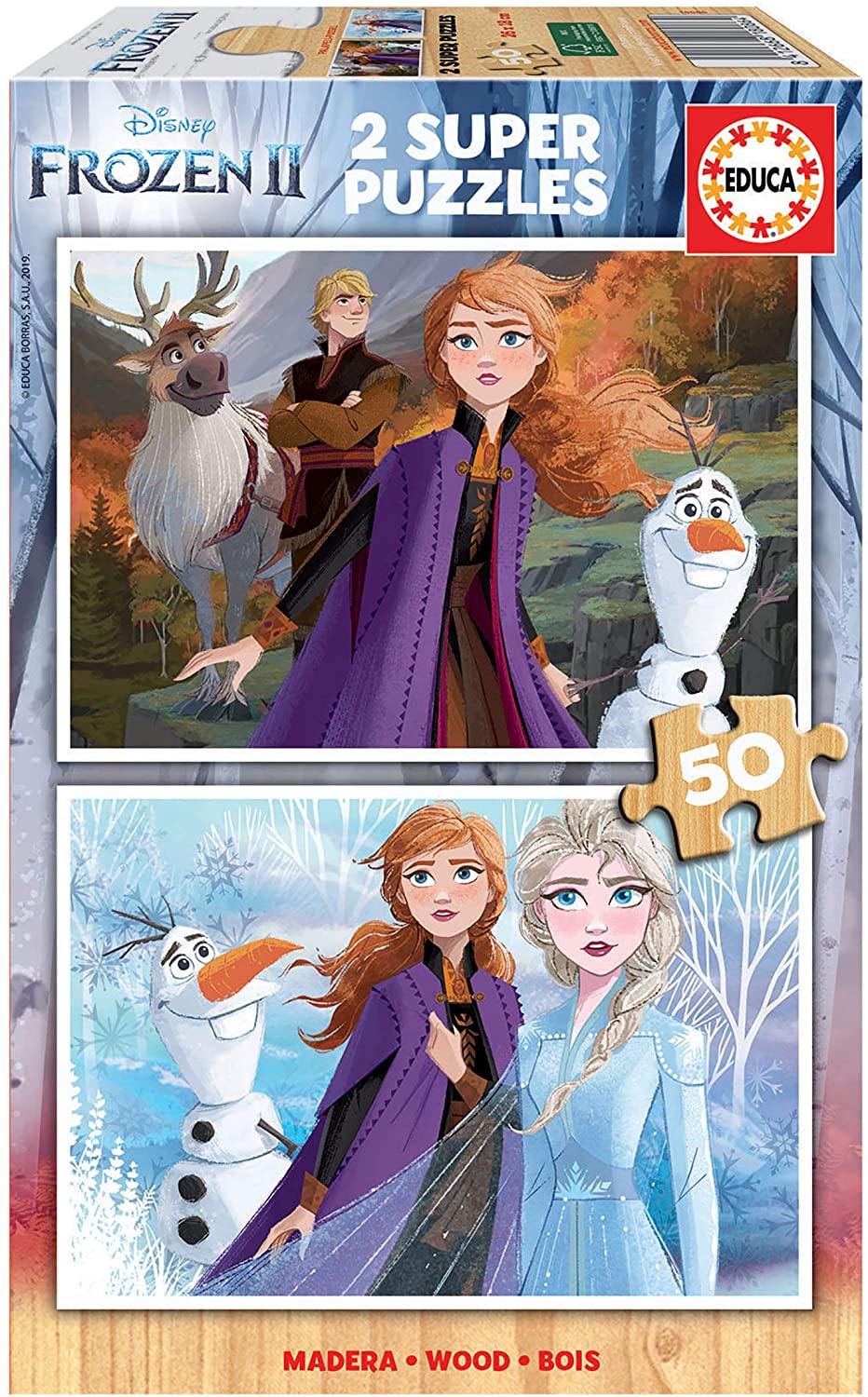 PUZZLE 2X50 FROZEN 2 18086