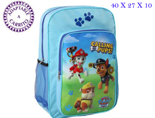 MOCHILA 40X27X10 PATRULLA  CANINA 16527