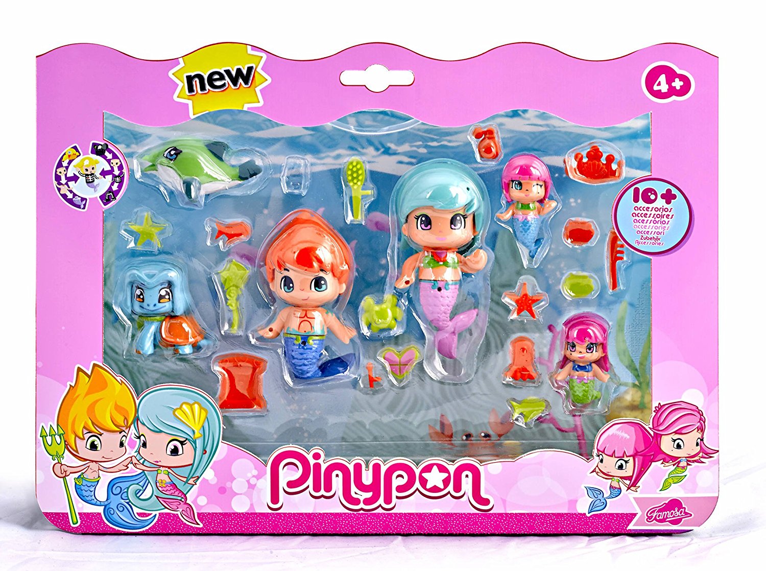 PINYPON SIRENIAS PACK GRANDE 6 FIGURAS 13480