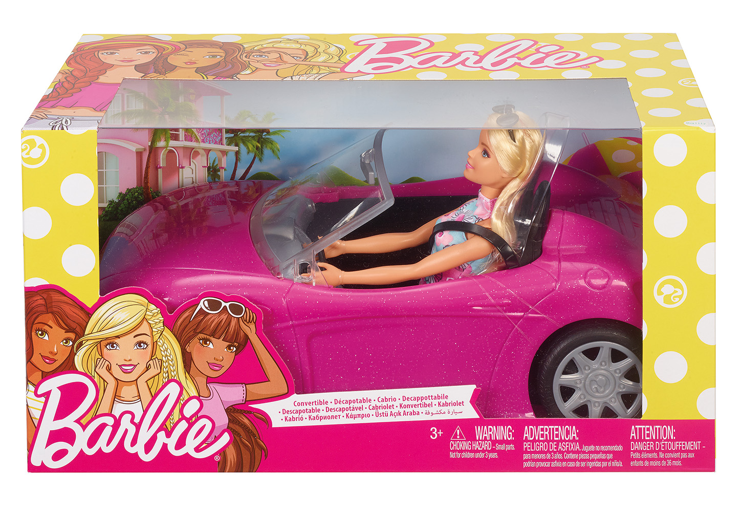 BARBIE COCHE CON MUÑECA FPR57 V1121