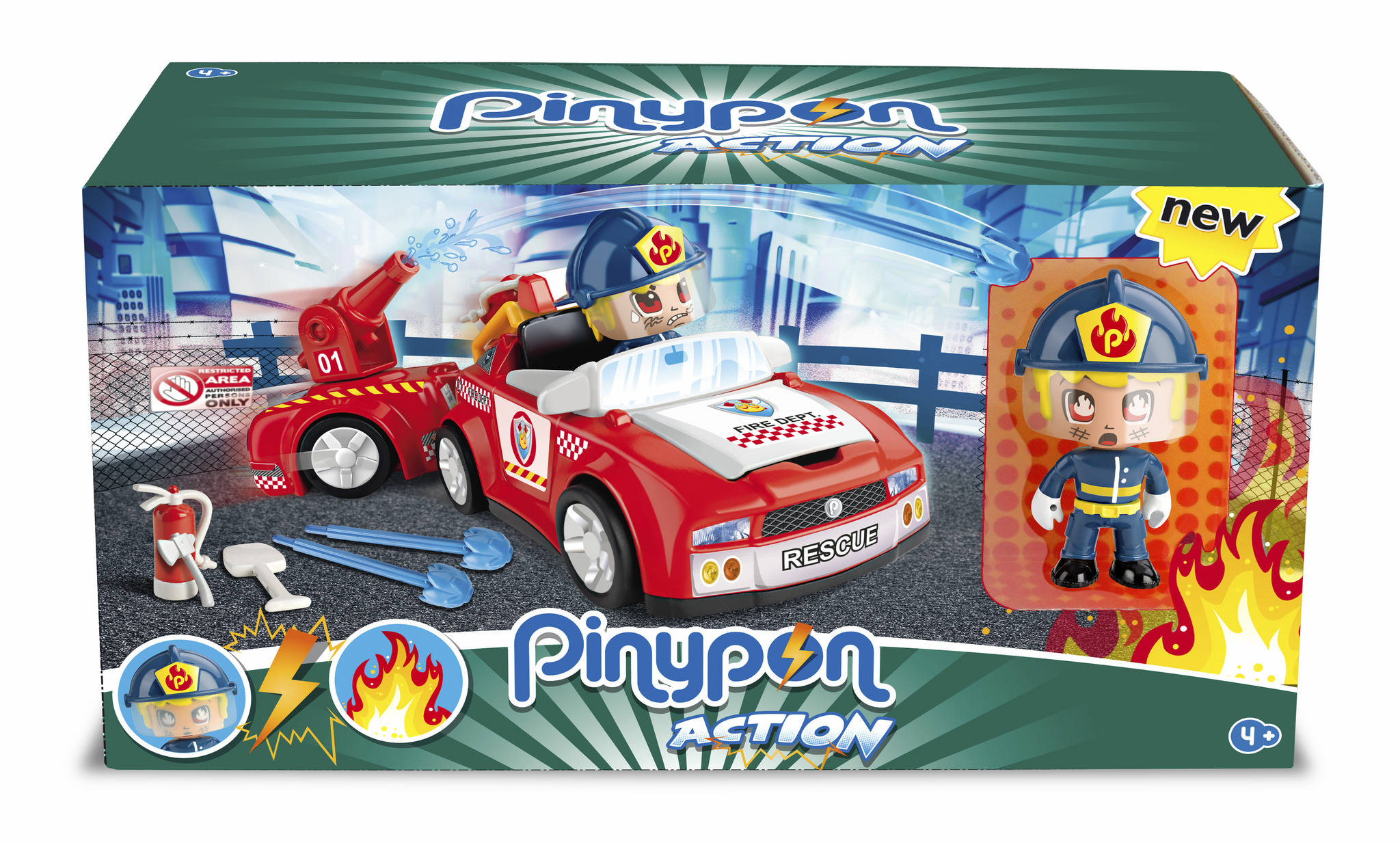 PINYPON ACTION SUPER FIREMAN ACTION VEHI.14610 - V19719