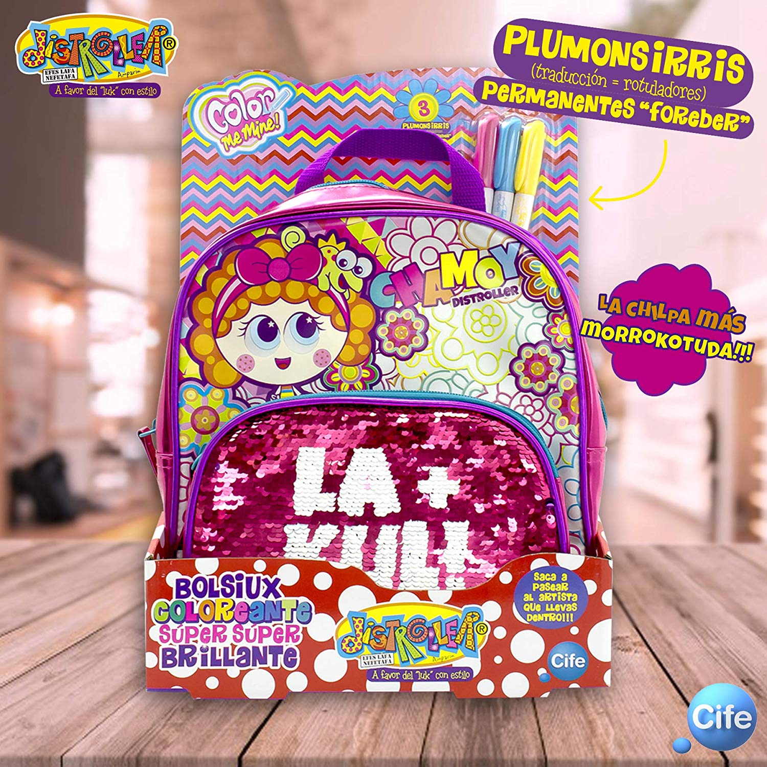 CMM BOLSIUX COLOREANTE SUPER BRILLANTE MOCHILA CHAMOY 41711 - V42620