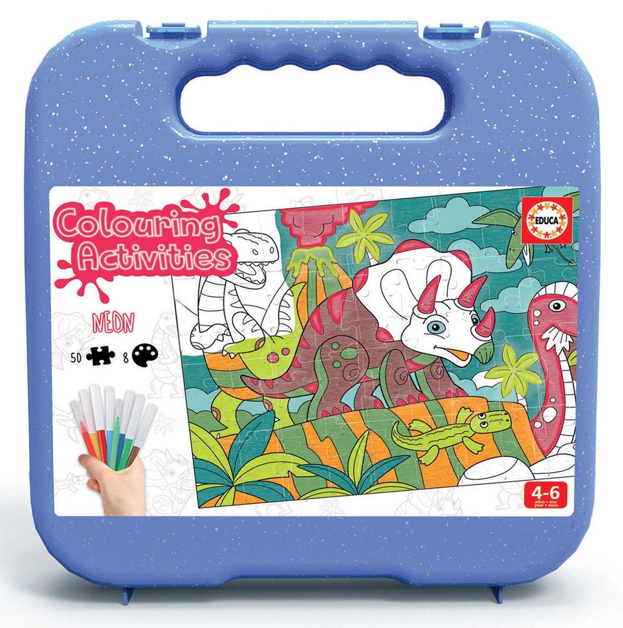 50 DINOSAURIOS COLOURING ACTIVITIES 18069