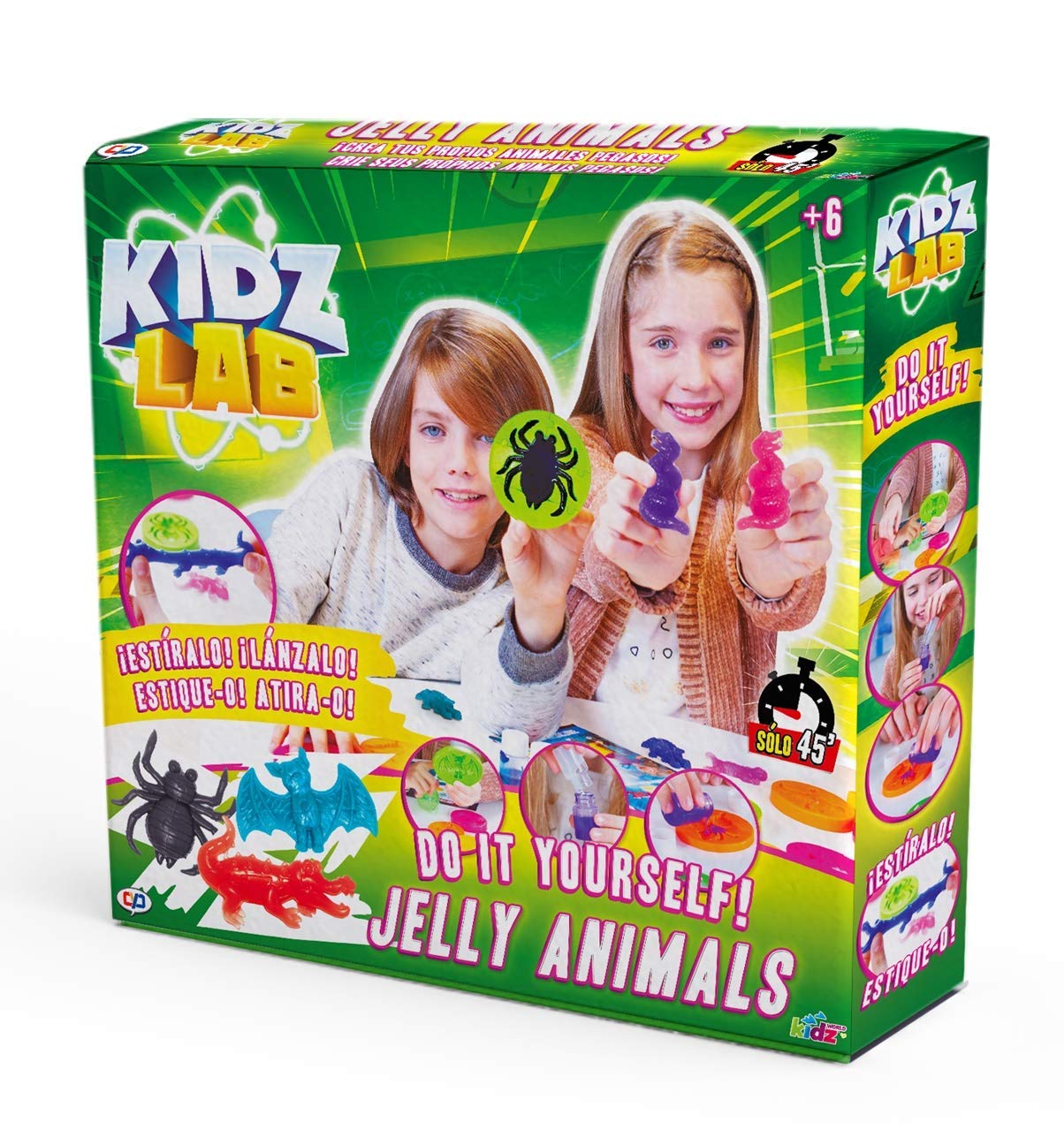 JUEGO-LABORATORIO PARA CREAR ANIMALES DE GELATINA KIDZ LAB K02KL002 - V42519