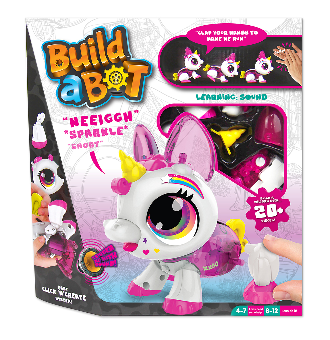 BUILD A BOT SONIDOS UNICORNIO/TIGRE 14666 - N13619