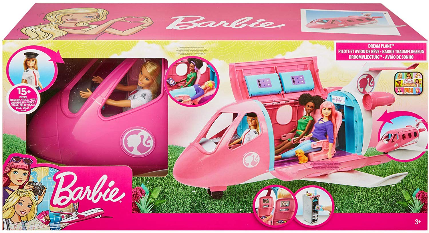 barbie en avion